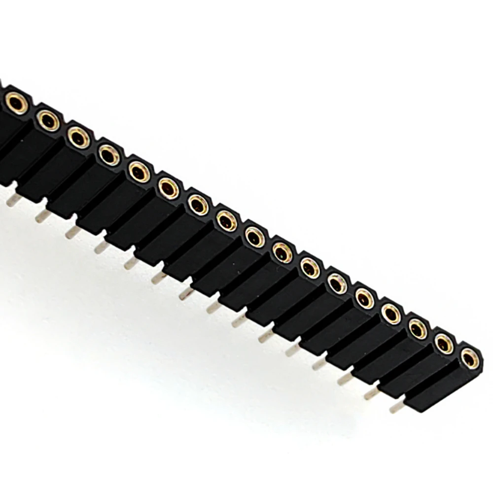 2.54mm PH7 Extra Plastic Height 2P 4P 8P 10P 20P  40P Round Single Row PCB IC Crystal Transistor Socket Hole Female Header