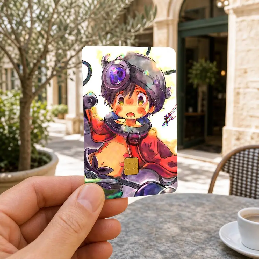 Made in Abyss  Waterproof Bank Card Sticker Skin for Credit Debit Chip Cards Decorative Cover Film
