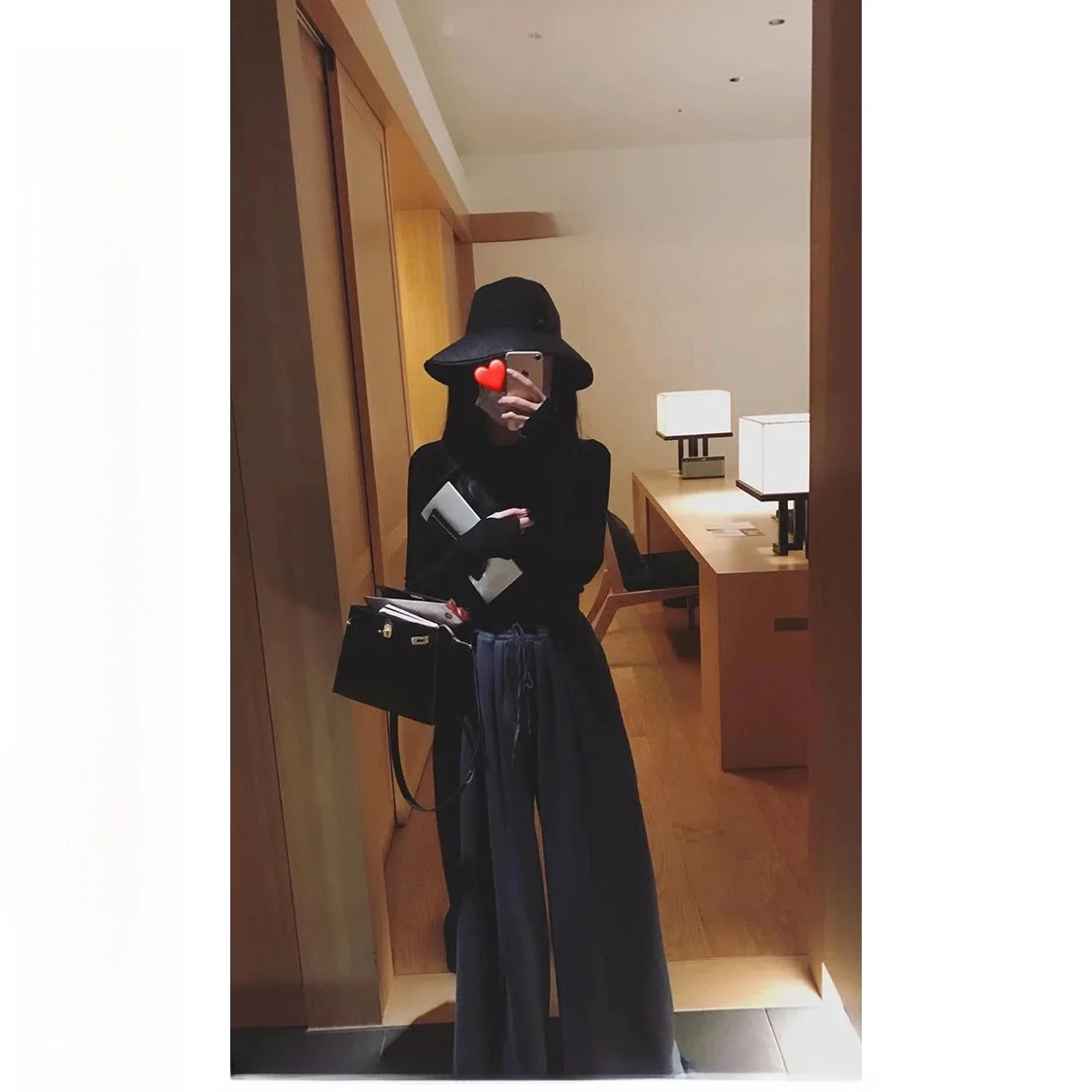 

Брюки женские с высокой талией и широкими штанинами, осенне-зимние, на флисовой подкладке, с эластичным поясом, спортивные, Boutique De Viola, для повседневной носки