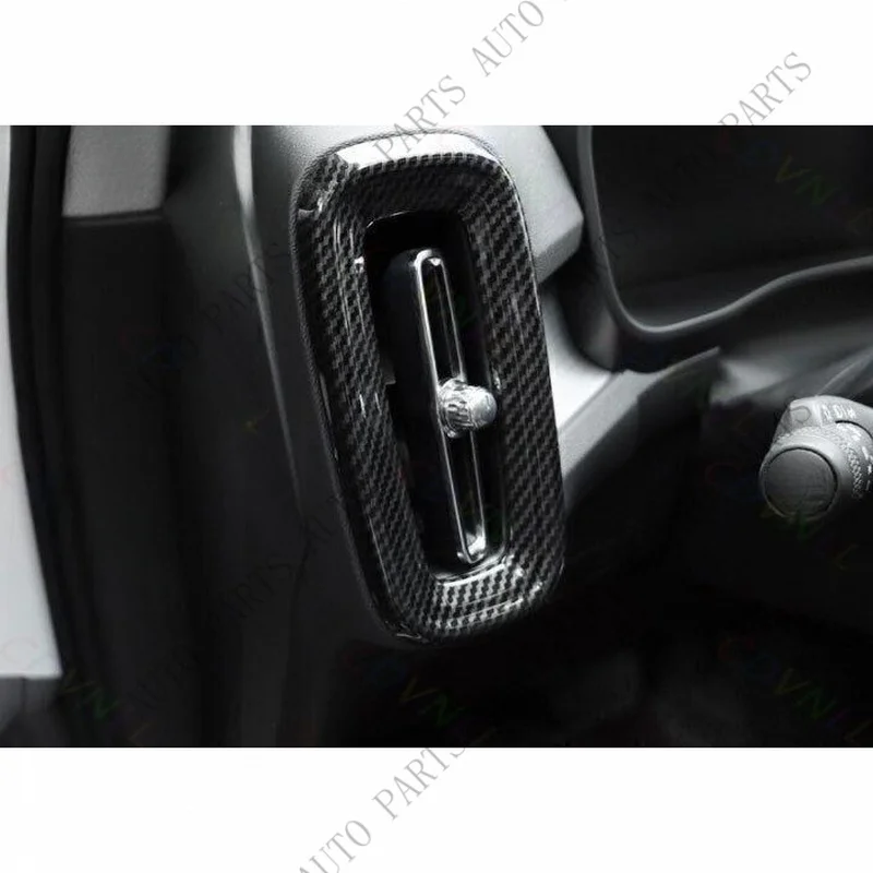 A+ For Volvo XC40 2019-2024 ABS Carbon Fiber Console L&R Air Outlet Vent Cover Trim