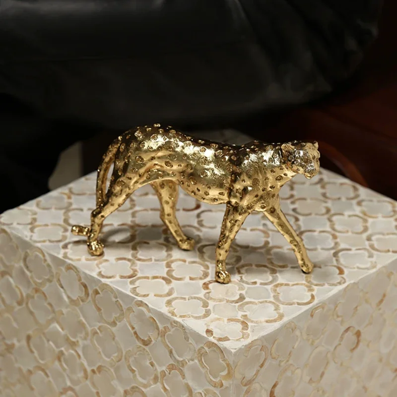 Escultura  Guepardo, Estatuas  Leopardo, Obras  Arte Creativas  Resina, Decoración Nórdica para Habitaciones, Adornos Ar