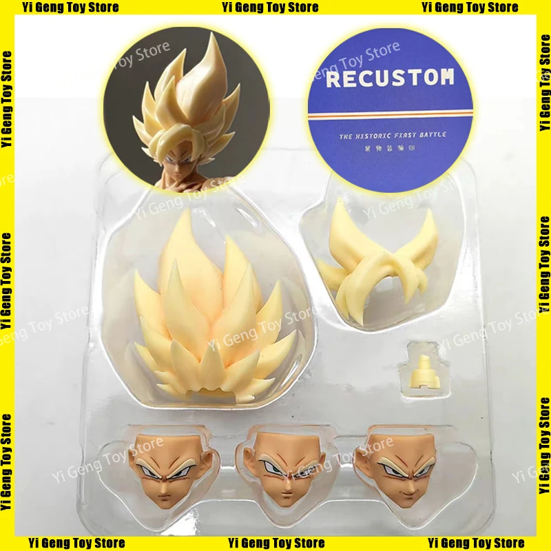 

In Stock Recustom Dragon Ball Shf Super Saiyan Son Goku The Historic First Battle Head Sculpt Accessories Action Figure Toy Gift