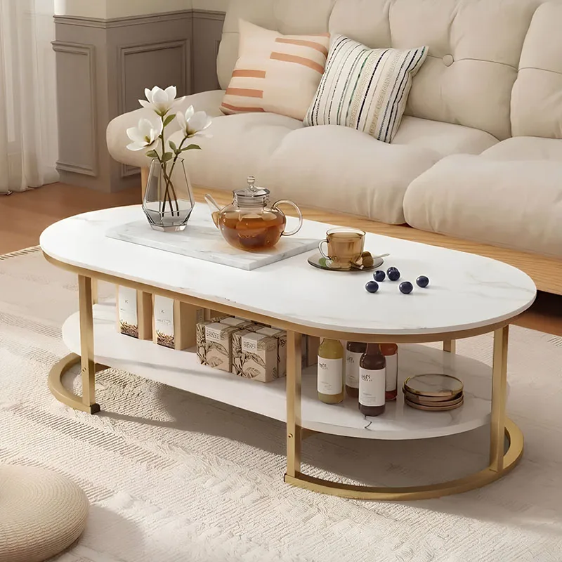 Luxury Nordic Coffee Table Decoration Small Modern Living Room Designer Side Table Clear Aesthetic Mesa Auxiliar Home Furniture