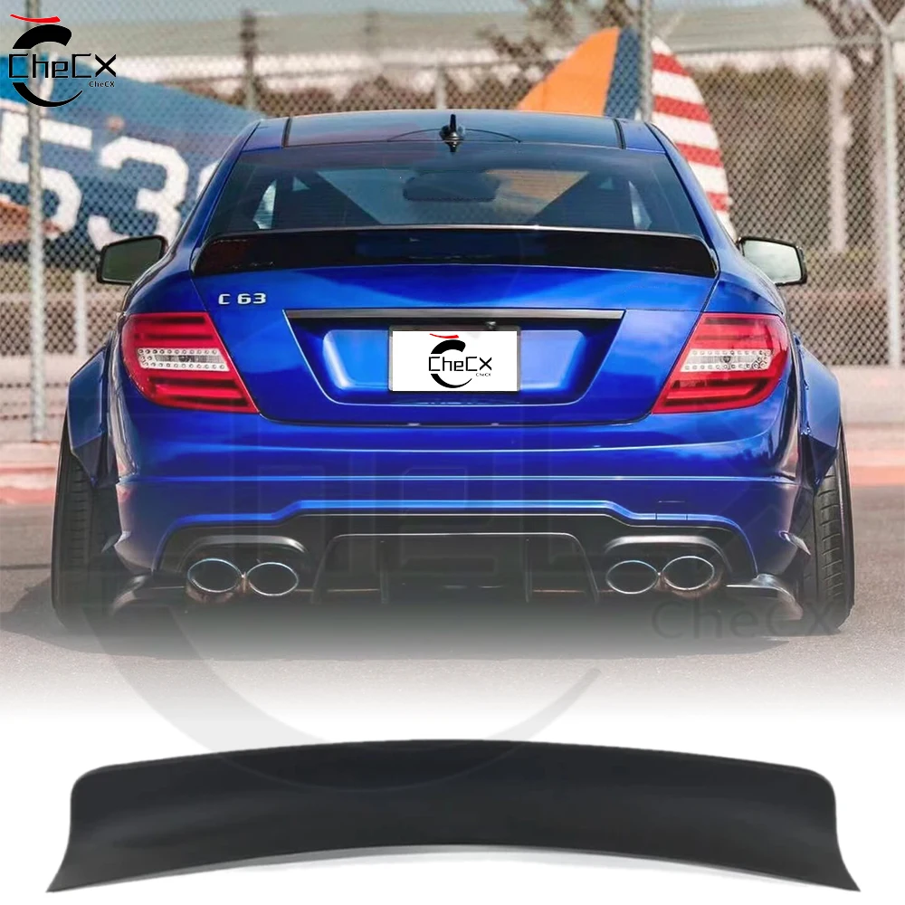 

W204 LB Style C180 C200 C260 C300 Carbon Fiber Car Rear Trunk Lip Spoiler Wing For Mercedes Benz W204 C63 2Door 2008-2014