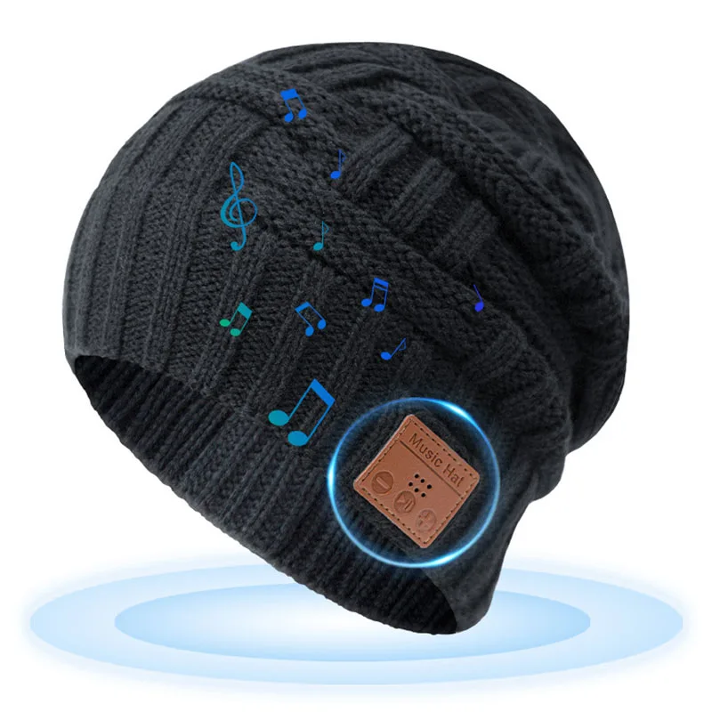 

Unisex Bluetooth-compatible Running Hat, Bluetooth Beanie, 5.0 HD Stereo Beanie Headphone, Winter Hat, Electronic Gifts