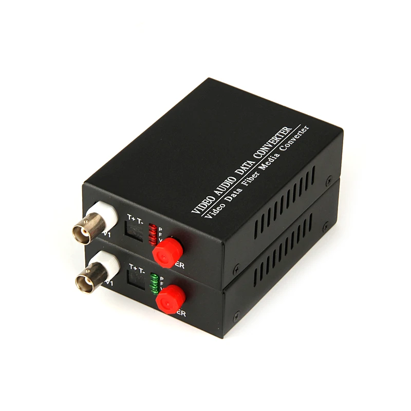 1 Pair Single Mode Single Fiber  1 Channel Video to Fiber Optical Converter High Quality