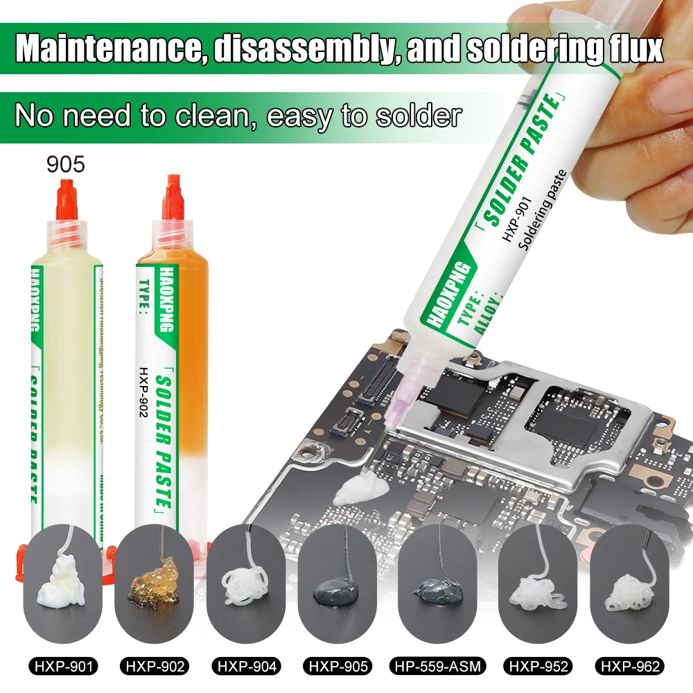 

Electronic Chip Repair BGA-Ball Placement No Cleaning High-quality Pine Fragrance Flux Paste Assistance Soldering Flux