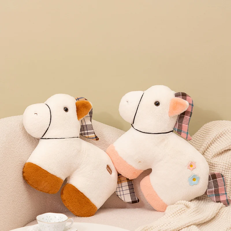 

Милая забавная плюшевая подушка с грейпфрутовой лошадью для домашнего декора, которую можно стирать в машине, мягкий подарок для праздника друзей