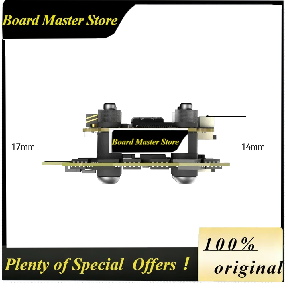 BoMaSiFlight Borg 5S RX Stack With Built-in ELRS 2.4GHz Receiver 12V BEC 16MB Black Box Borg 60R BL32 ESC For 3-8S Lipo RC FPV D