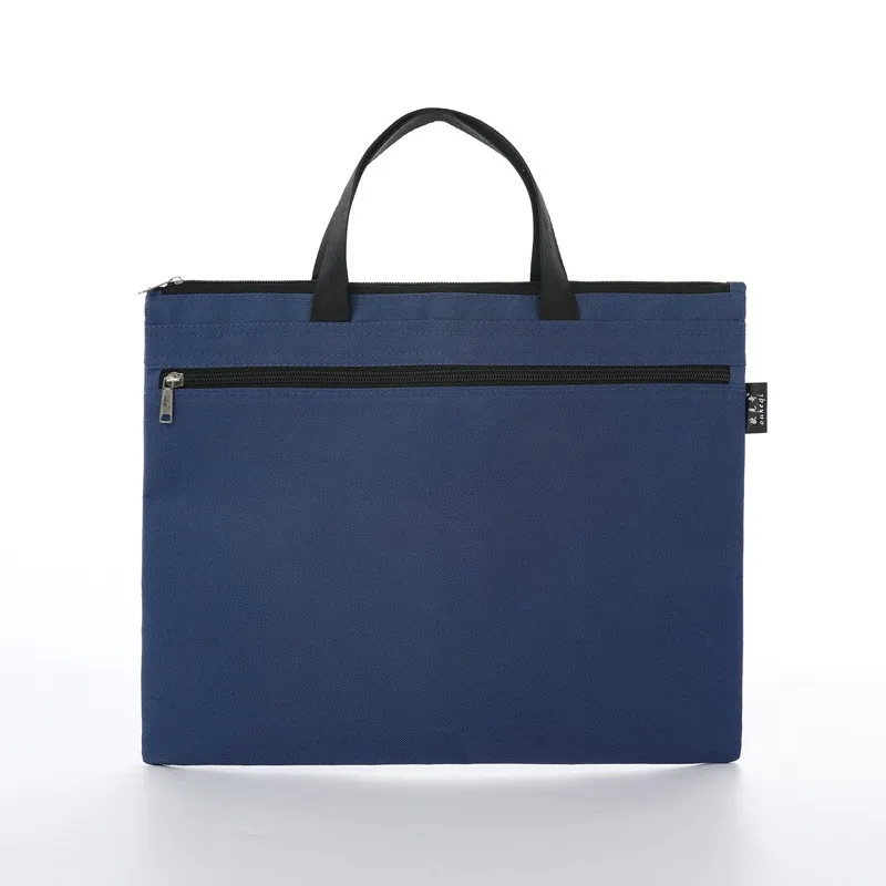 1PCS Canvas Office Waterproof Portable Document Bag
