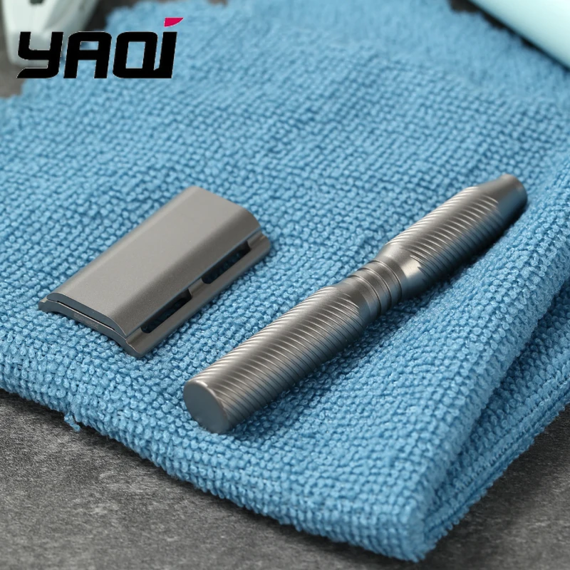 

YAQI Ghost с несколькими нитками, титановая легкая мужская безопасная бритва, мужские средства для бритья