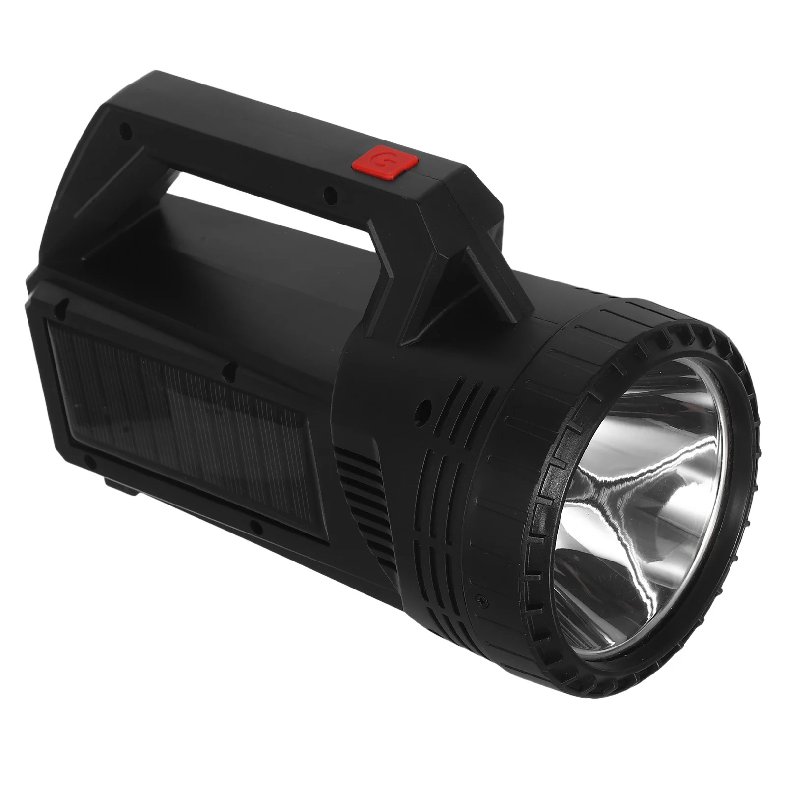 

1Set High Power Solar Charging Flashlight LED Spotlight Waterproof Shockproof for Outdoor Exploration Survival Emergency Use