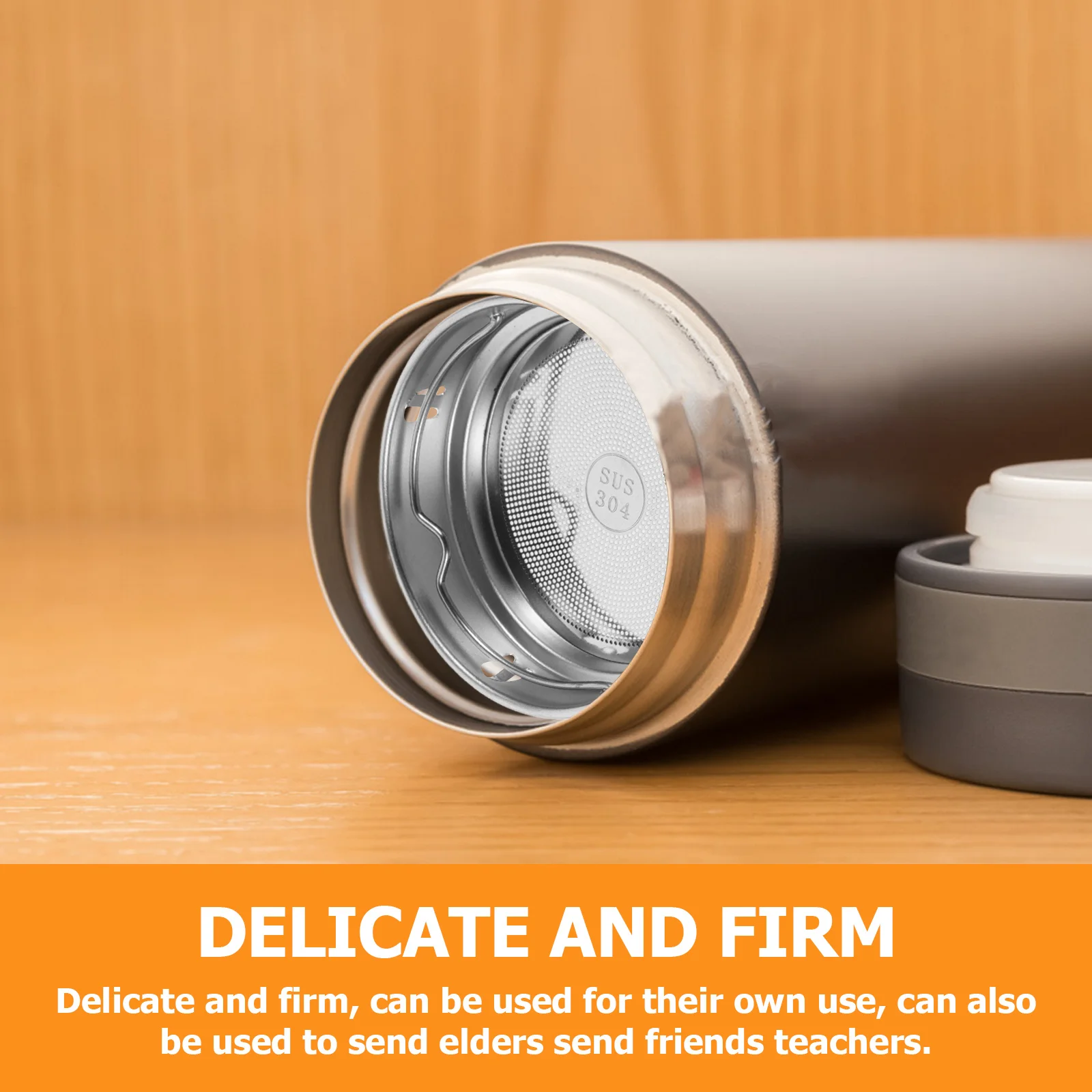 

2Pcs Stainless Steel Tea Infuser Filter for Insulation Bottle Fine Mesh Loose Leaf Tea Strainer Accessories