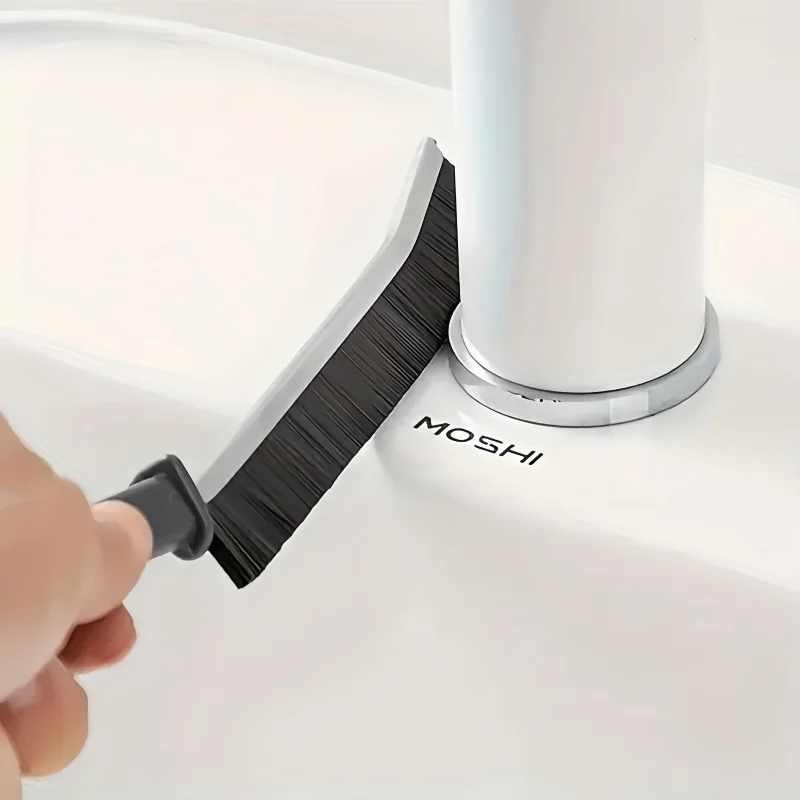 4 قطع فرشاة تنظيف شقوق فرشاة تنظيف منزلية رفيعة للمساحات الضيقة فرشاة ذات شعيرات صلبة فرشاة زوايا ميتة #6