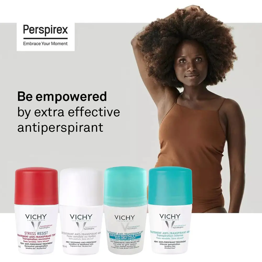 

Vichy Underarm Ball Roll On Comfortable Deodorants Long-lasting Refreshing Non-irritating Anti-Sweating Underarm Skin Care