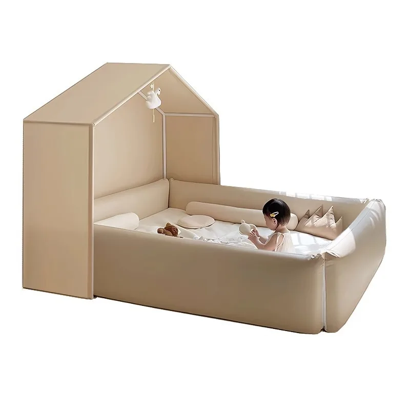 Bed splicing tent bed surround cartoon anti-collision splicing bed