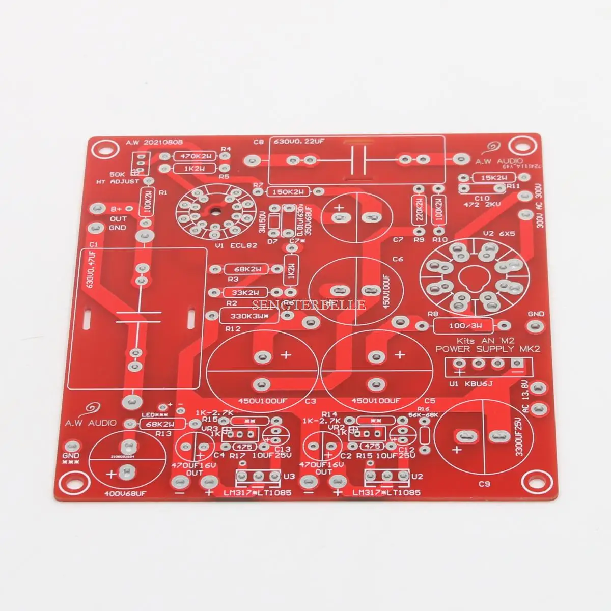 HiFi MK2 أنبوب إمداد الطاقة مجلس PCB الجهد العالي ضبط PSU ل M2 Preamp/L3 فونو