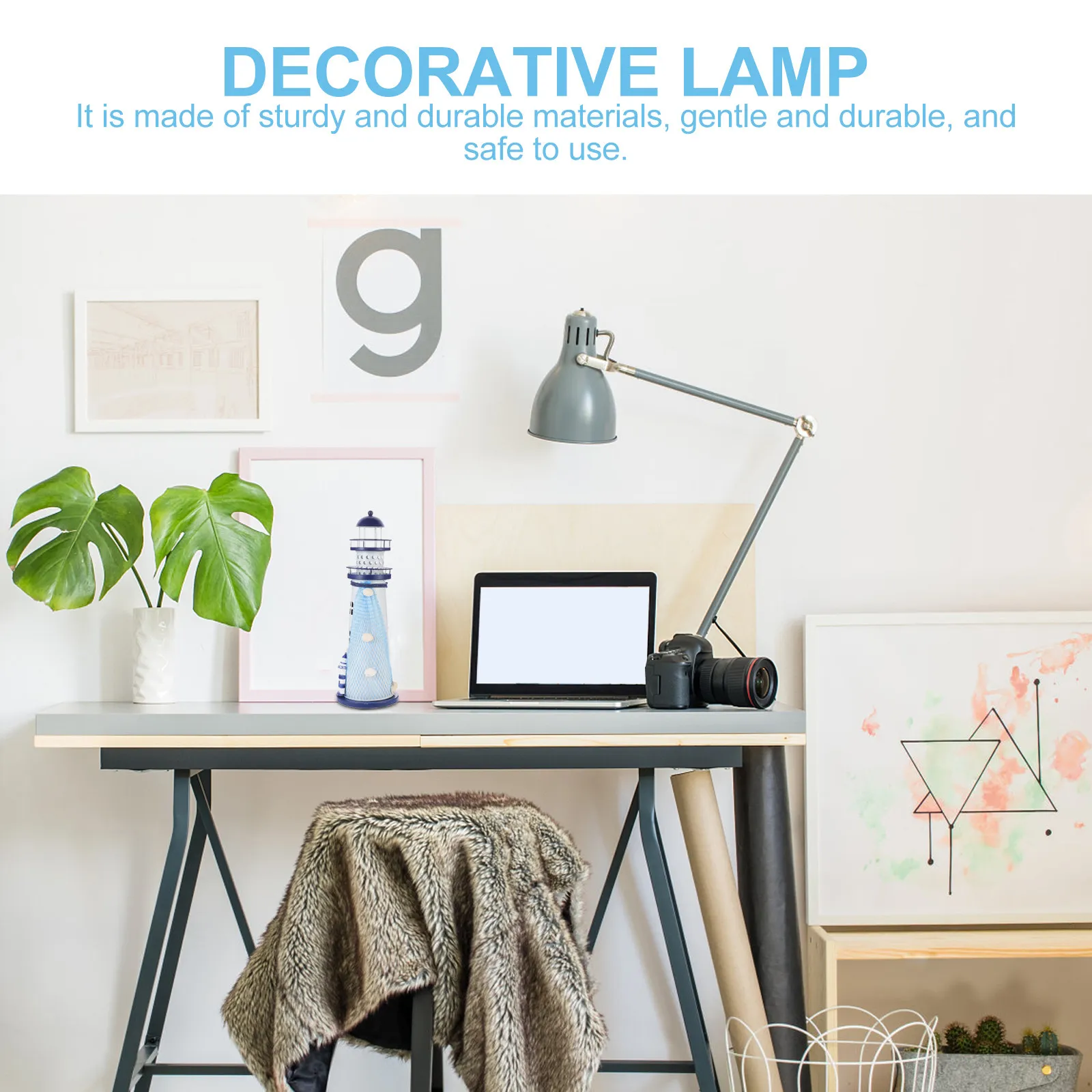 

1 шт. Ночник-фонарь: Декоративная железная лампа для уютной домашней атмосферы, светодиодный светильник-фонарь для декора