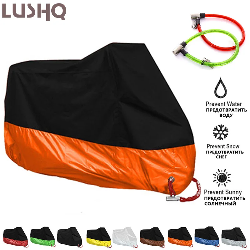 

Motorcycle Cover Tarpaulin Snowmobile Bike Covers Protection For YAMAHA YZ250F YZ 125 RAPTOR 660 R15 V3 XVS 1100 R1 2012