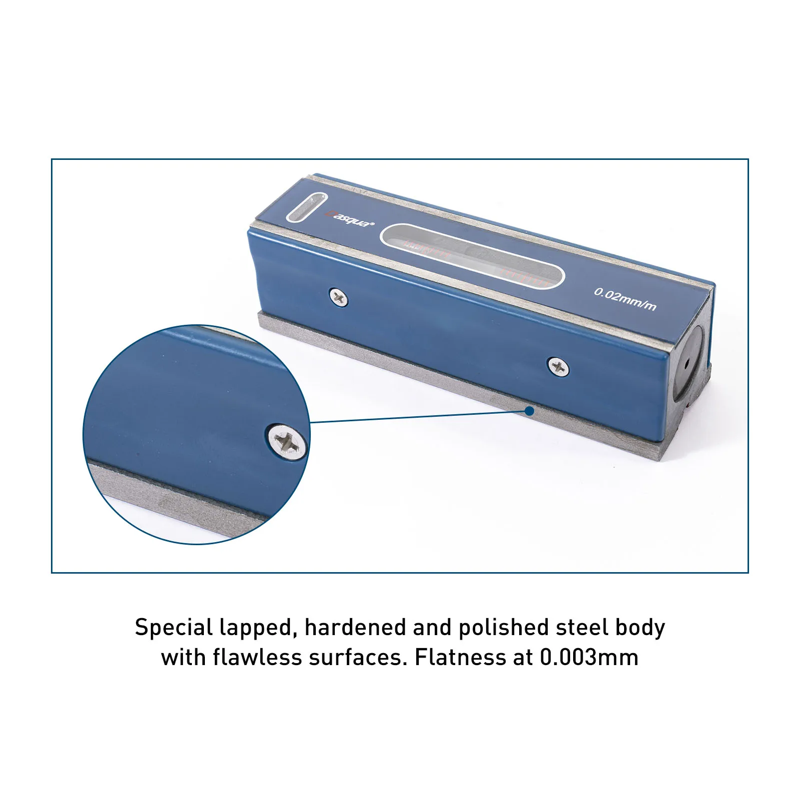 150mm Precision Inspection Machinist Block Spirit Level Master Precision Level Bar Level Meter 0.003mm Flatness