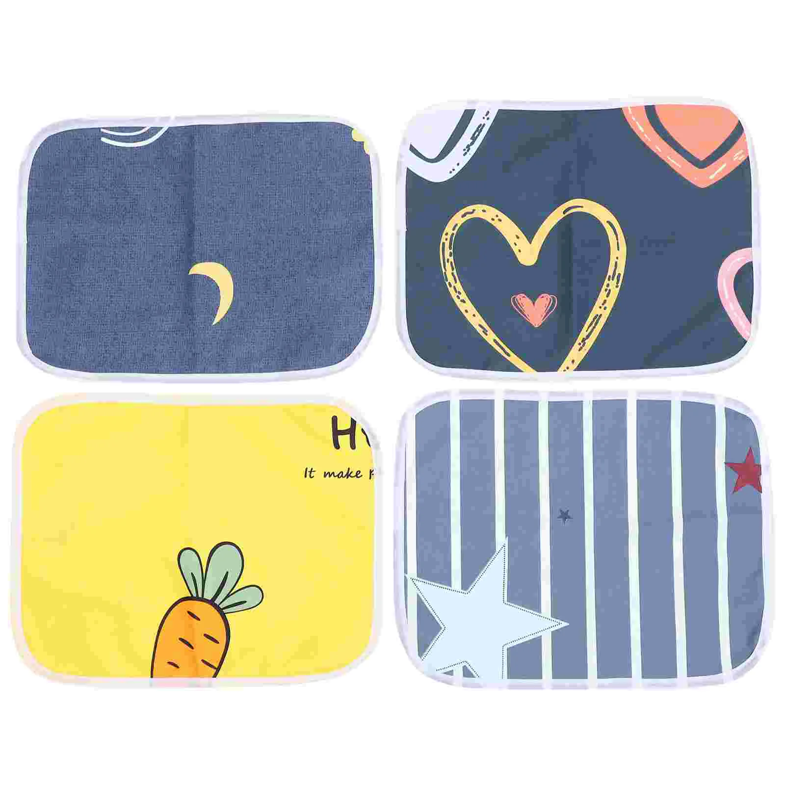 

4 Pcs Guinea Pig Pad Toy Cage Liner Washable Bedding for Pigs Shampoo Rat Ecological Cotton Hamster