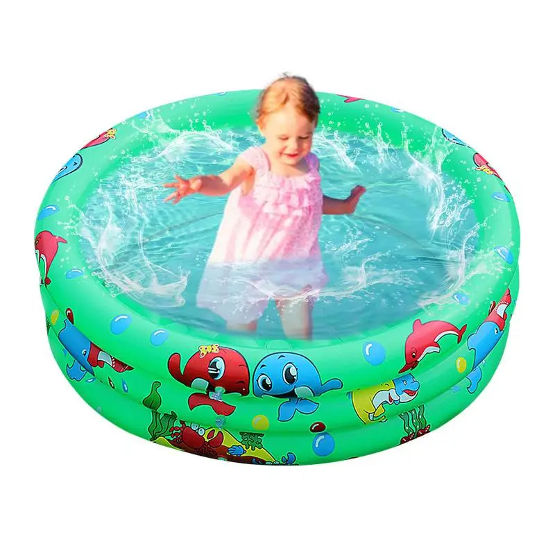 Outdoor Pool  Round Inflatable Above Ground Circular Swimming Pool Three-Layer Water Fountain Toys Water Fountain Summer Toys