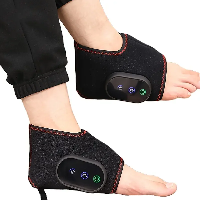 

Electric Foot Warmer Massager Heated Guard Legs Joint Heat Compress With Foot Massage