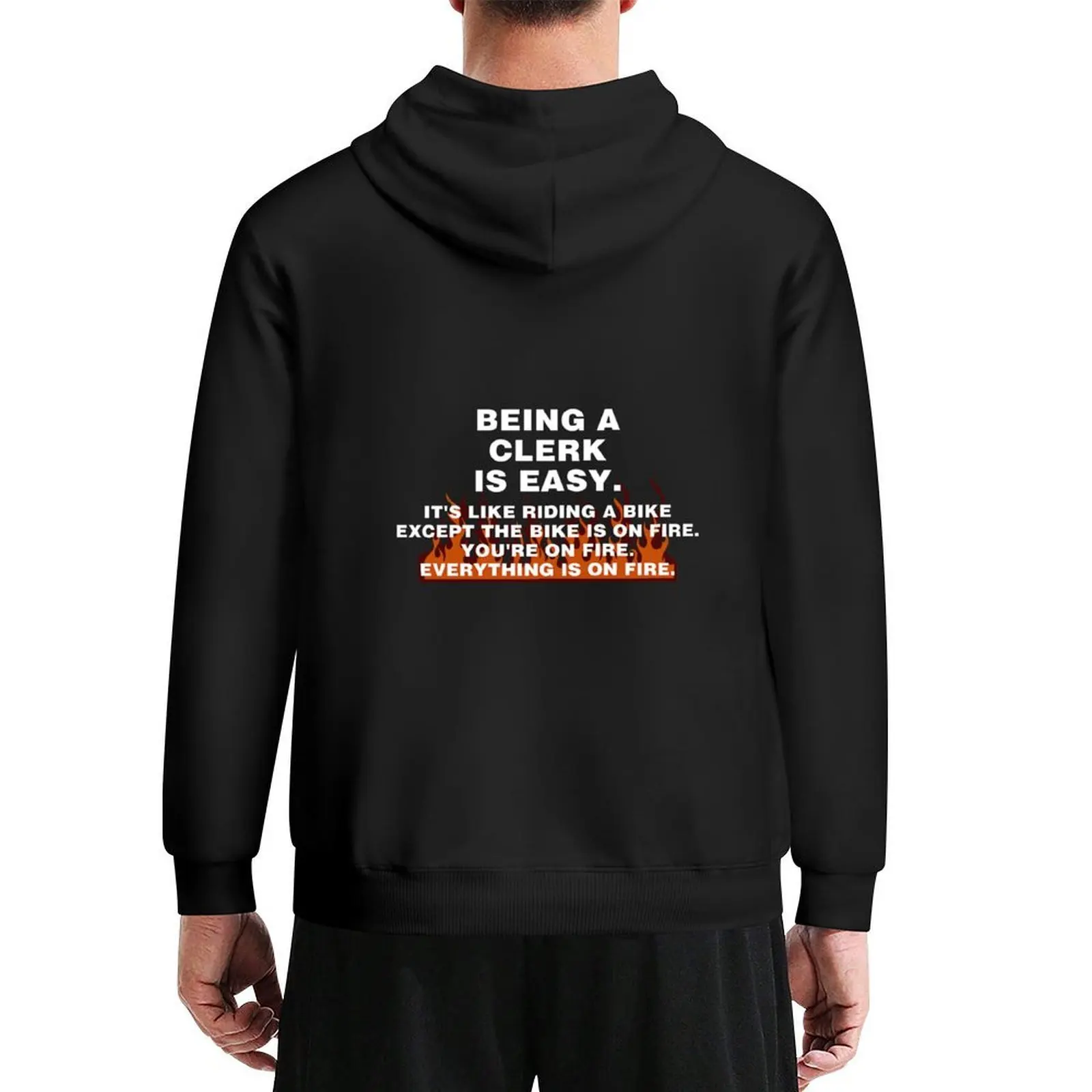 

I'm A Clerk What's Your Superpower Hoodie autumn clothes men's clothing male clothes graphic t shirts men mens hoodie