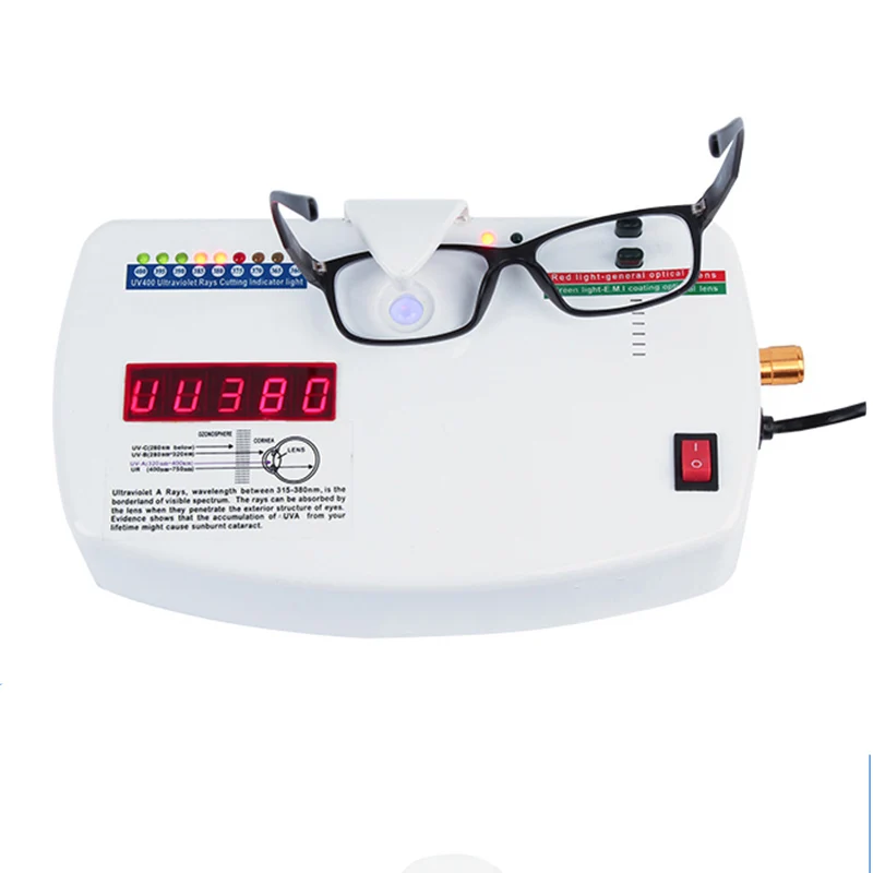 UV400 Tester Lens Anti-Radiation Test Multi-Functional Glasses Equipment For Sunglasses Glasses