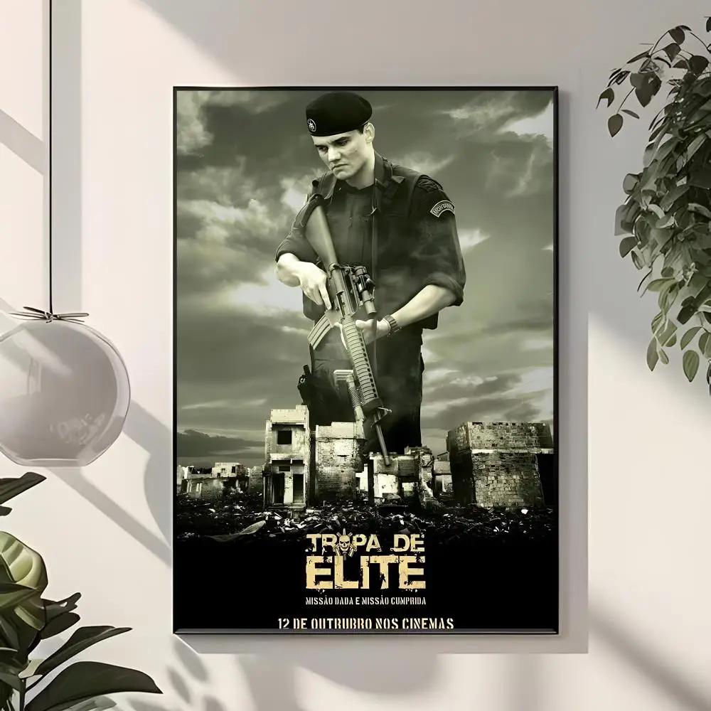 Gritty Film E-Elite Squad Poster Modern Home Decor & Interior Design | Wall Art Collection