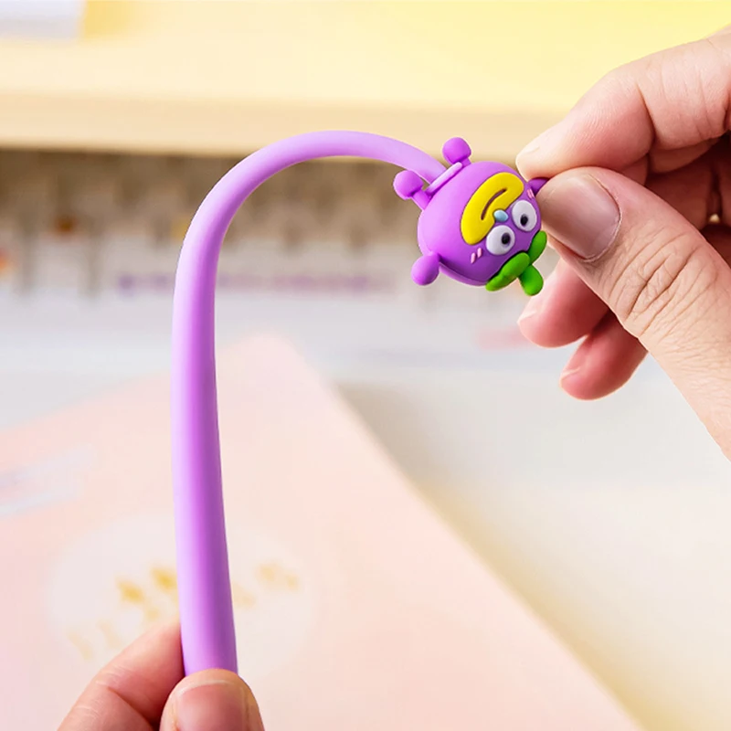 귀여운 만화 조커 몬스터 젤 펜, 실리콘 만화 흔들 펜, 창의적인 서명 펜, 어린이 학생 문구, 학교 사무실