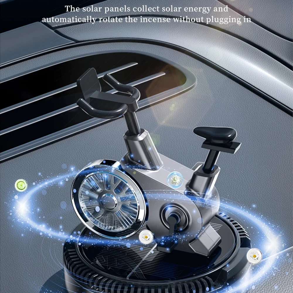 

perfumes fragrance decoration fragrance Car air freshener Interior Accessories solar rotating fragrance for exclusive