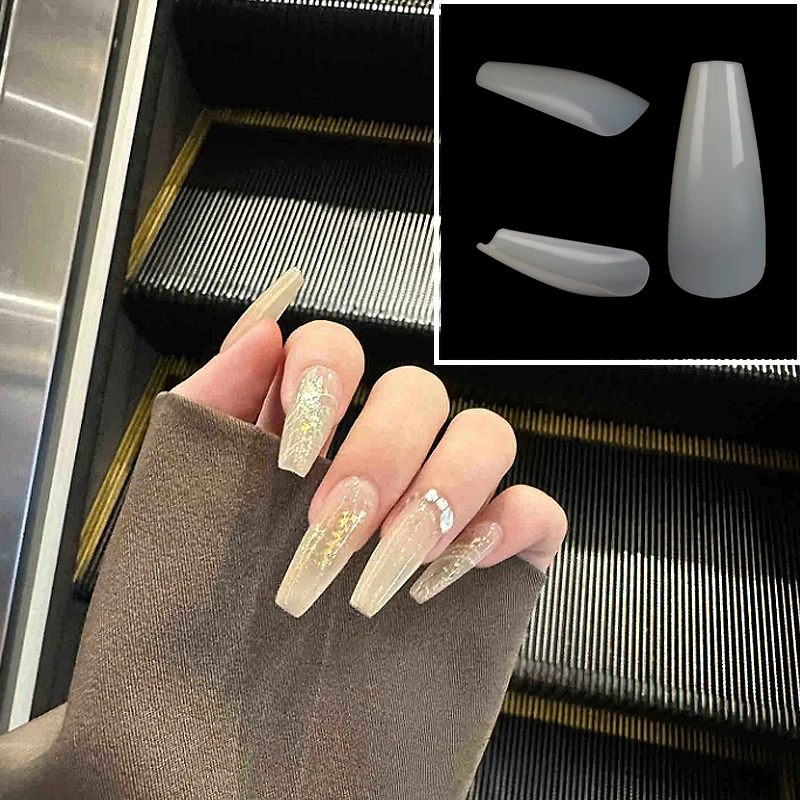 Volledige Cover Dagelijks Klassieke Trapeziumvormige Afneembare Pers Op Nagels Acryl Valse Nagels Diy Handgemaakte Lage Prijs Nail Art