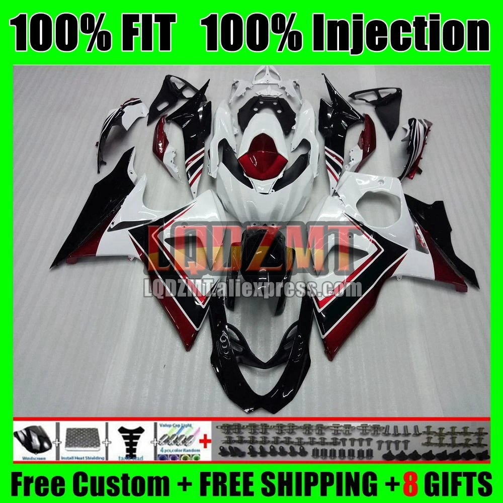 K9 For SUZUKI GSXR1000 GSXR 1000 09 10 11 12 Wine red 13 15 16 15No.15 GSXR-1000 2009 2010 2011 2012 2013 2015 2016 Fairing