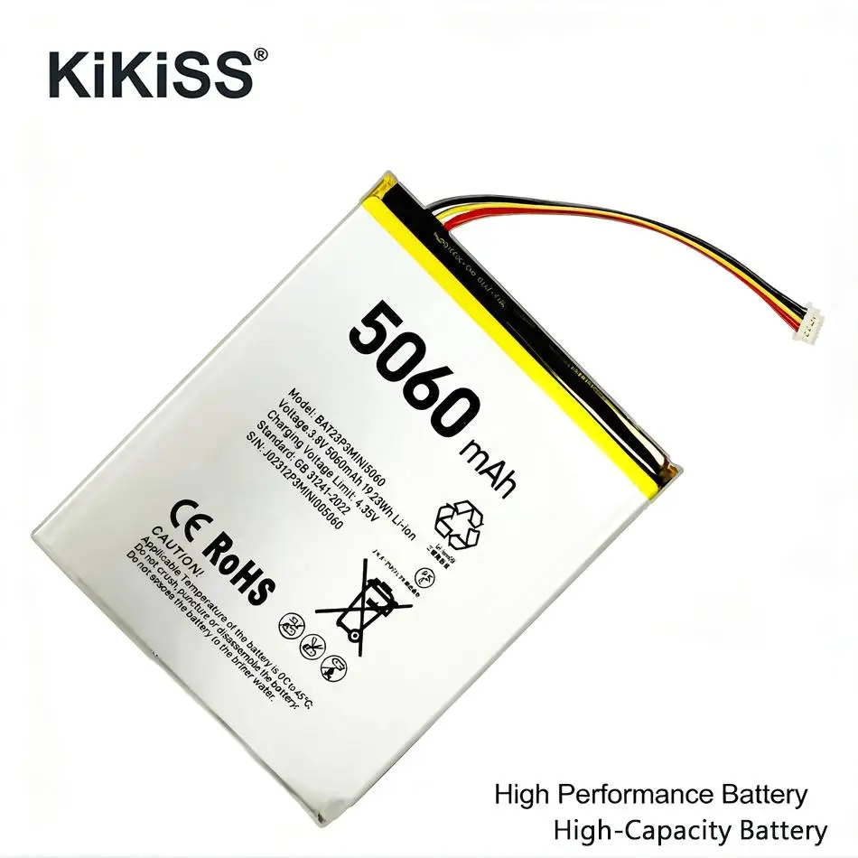 

Для Doogee U9 U10 U10pro: высокоэффективный аккумулятор BAT23P3MINI5060 для быстрой зарядки планшетов, 5060 мАч