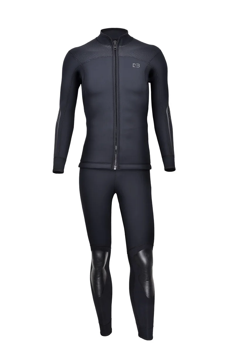 BESTDIVE 5mm Full-length Super Stretchy Two-piece Diving Westsuit Men