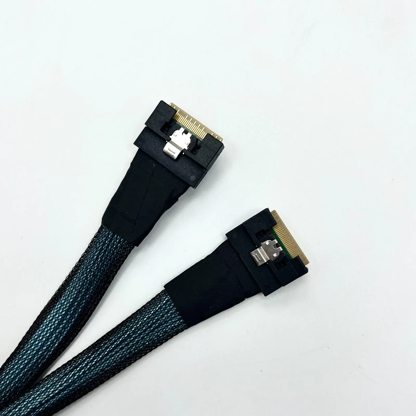 ADT SlimSAS MCIO/SFF-8654 8i Server High-speed Cable, Supports Split OCuLink/U.2 50cm 80cm 100cm