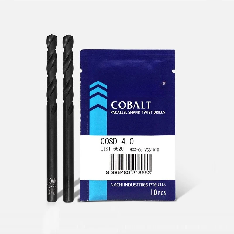 

Fujikoshi cobalt-containing drill bit L6520NACHI Litchi stainless steel punching straight shank twist drill bit