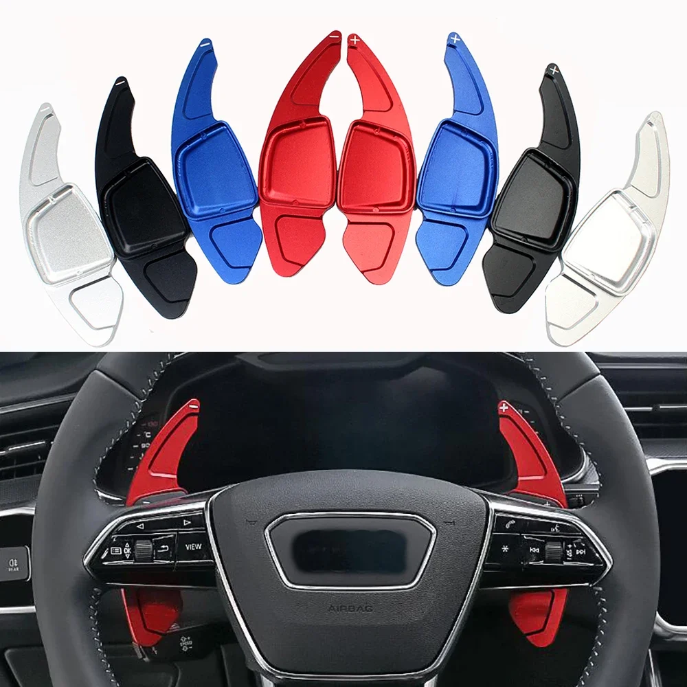 

Shift Paddle For Audi 2020 2021 A1 A3 A4 A8 S8 D5 A6 S6 C8 A7 S7 C8 Avant Allroad RS Car Steering Wheel Gear DSG Extend Stickers