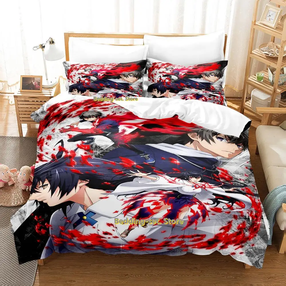 

Lord of Vermillion Bedding Set Single Twin Full Queen King Size Bed Set Adult Kid Bedroom Duvetcover Set Anime parure de lit Bed