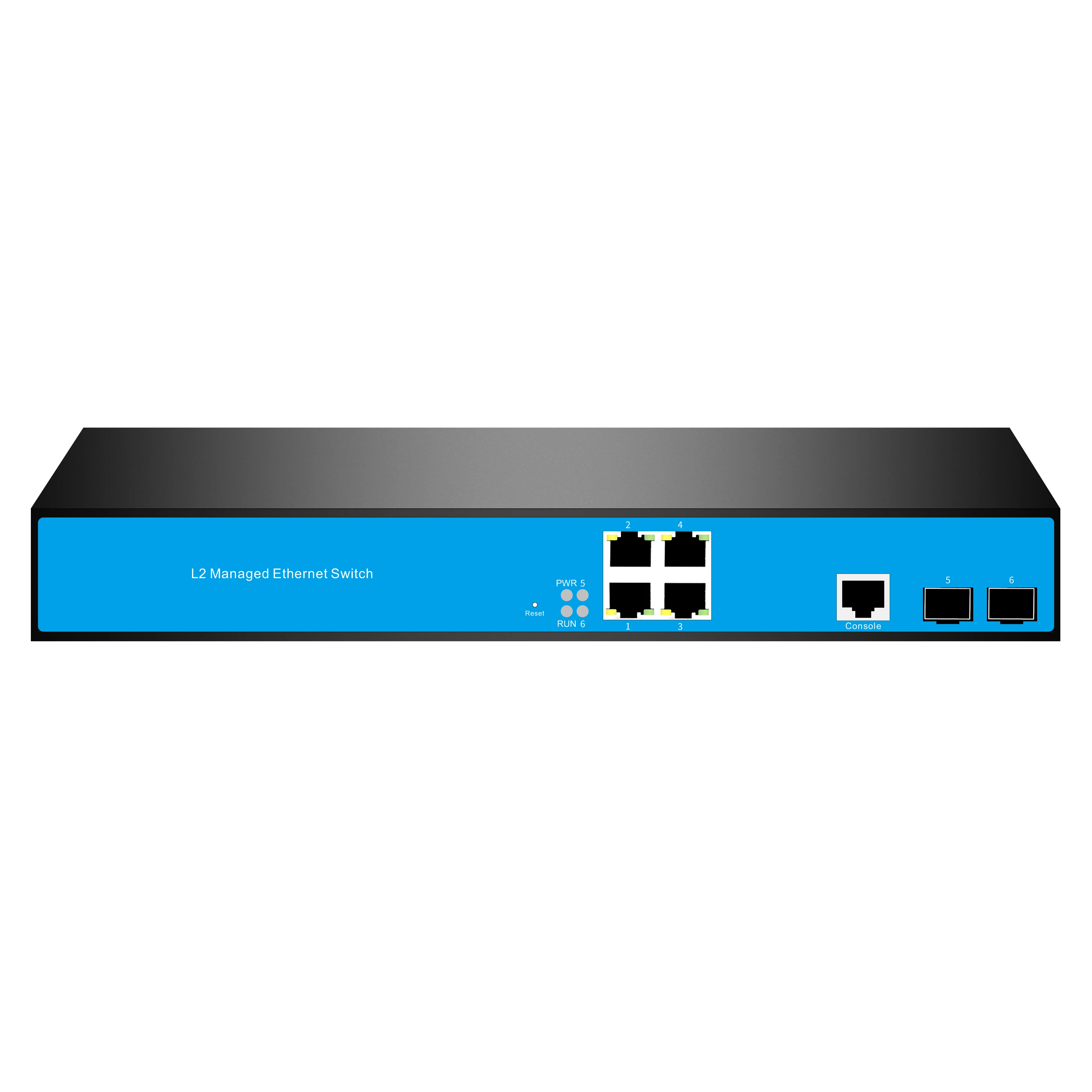 OEM/ODM 6-Port High Sensitivity Gigabit Enterprise Managed PoE Switch for Power Grid Chemical Projects