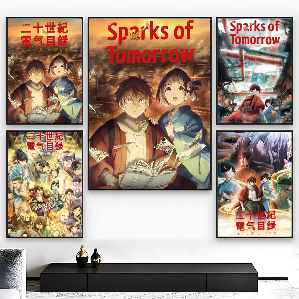 Hopeful Radiant Comic S-Sparks Of Tomorrow Poster High-Grade For Home Room Bar Cafe Decoration Art & Present