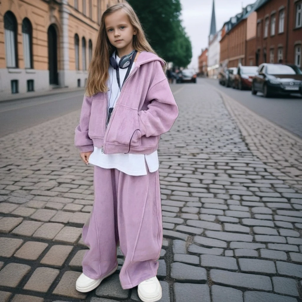 winter-teen-school-girls-purple-tracksuit-set-hooded-thick-warm-outerwear-casual-pants-2pcs-outfit-for-kids-thermal-loungewear