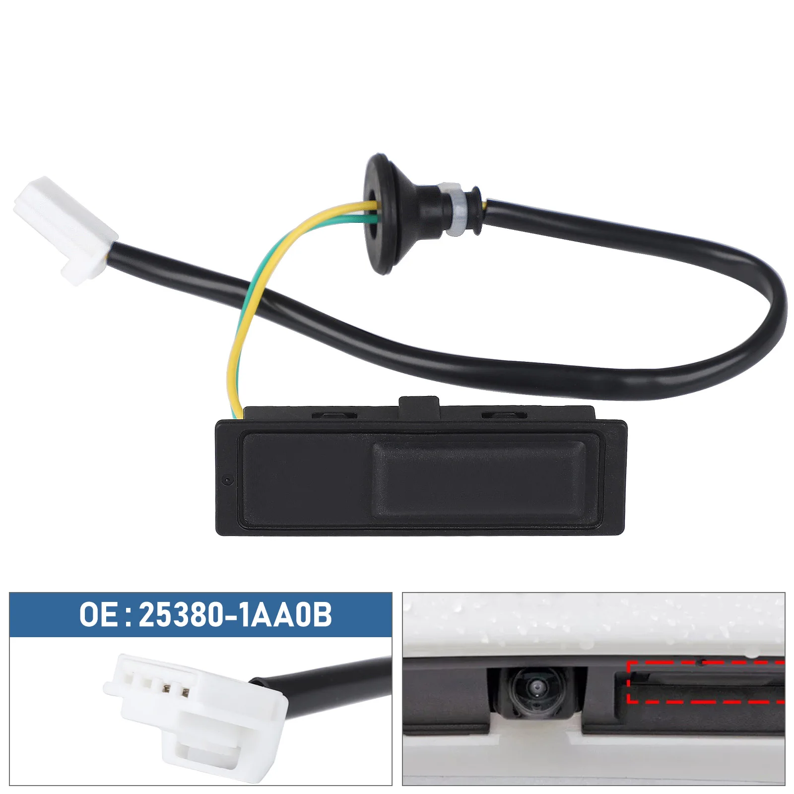 Car 25380-1AA0B 253801AA0B Tailgate Trunk Release Opener Switch For Nissan Guishi 2013-2017 Qi Jun/Qi Chen/Xin Qida Boot Switch