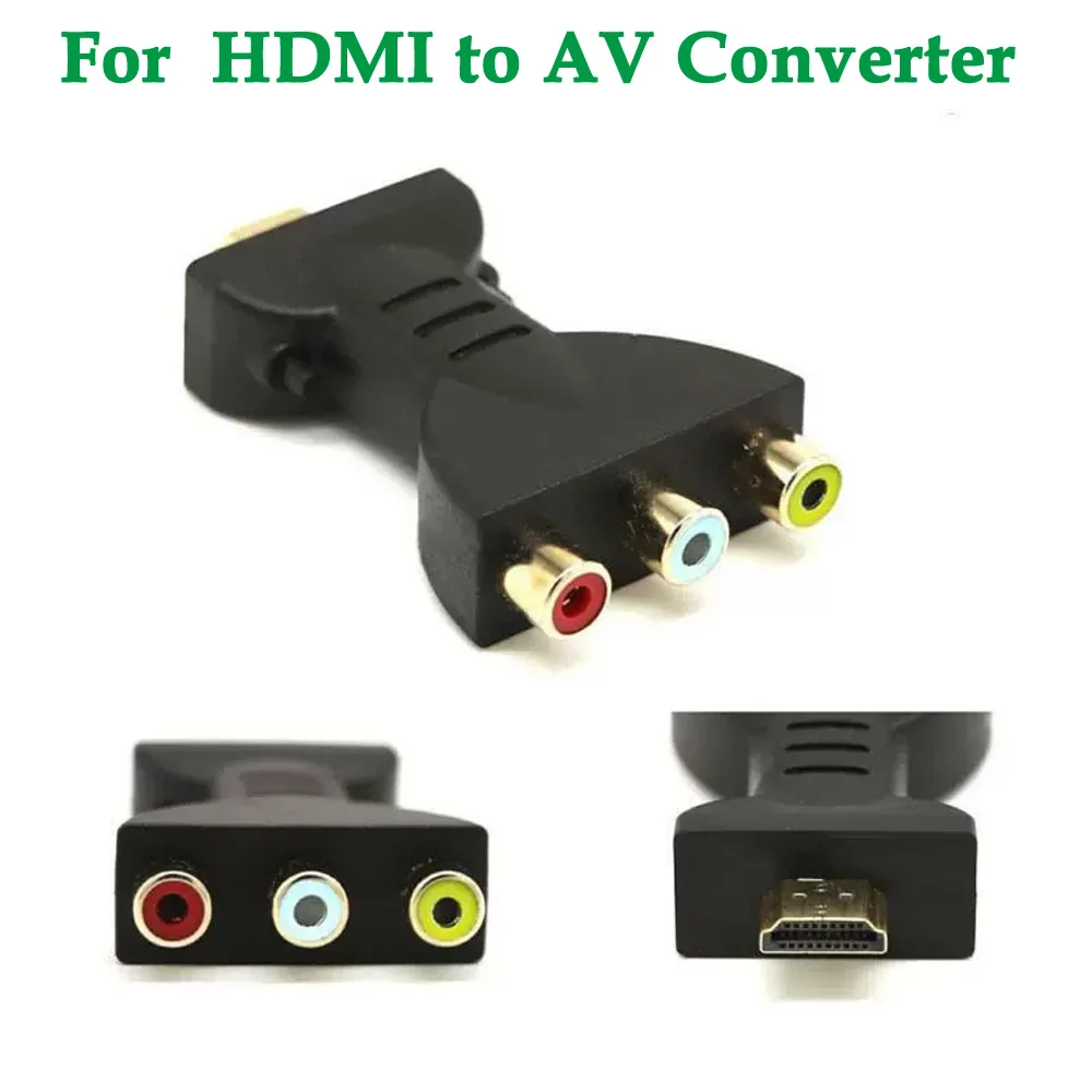 For HD TV BOX HD 1080P RCA AV To HDMI-compatible Composite Adapter Converter AV2HDMI Audio Video Cable HD TO AV USB Cable