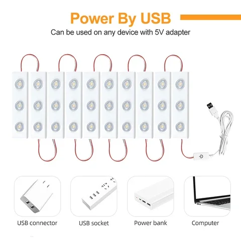 โคมไฟติดผนัง LED สีขาวโต้ะเครื่องแป้งในห้องน้ำหรี่แสงได้หลอดไฟกระจกควบคุมแบบสัมผัส4/6/10/14หลอดอินเตอร์เฟซ USB