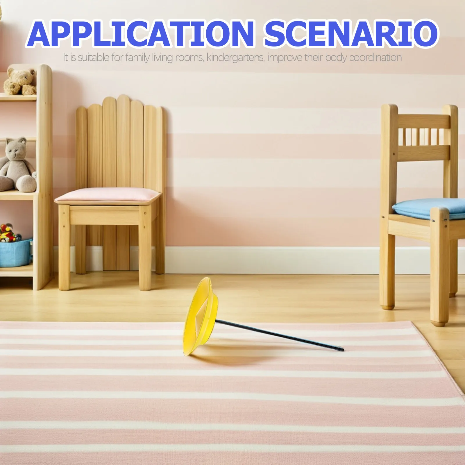 

Набор из 6 вращающихся пластиковых дисков для сенсорной тренировки, циркового жонглирования, выступлений на сцене, развития баланса и координации рук и глаз