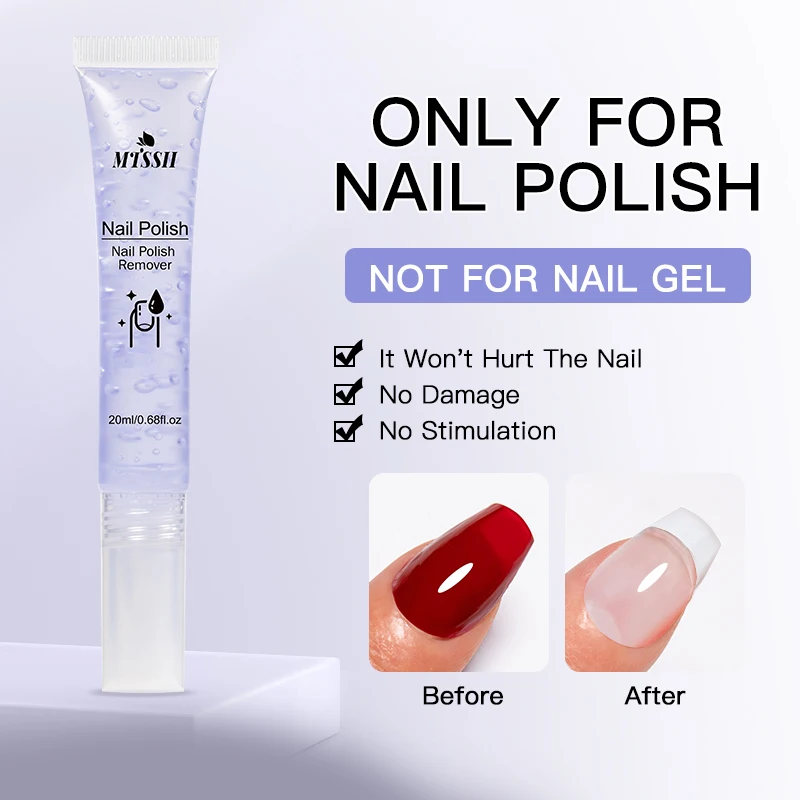 8-Farben-Nagellackentferner, schadet den Nagel, keine Beschädigung, keine Stimulation, entfernt schnell und leicht Nagellack, Maniküre-Nagelzubehör