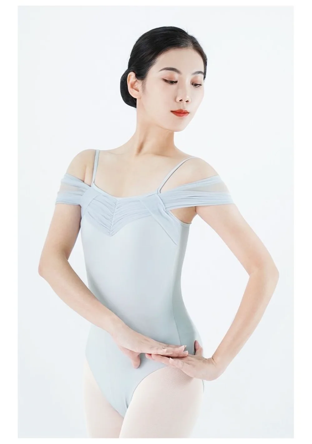 Body per balletto per le donne Costume da ballo per adulti abbigliamento da pratica per donna body da ginnastica costumi da palcoscenico per Ballerina per adulti