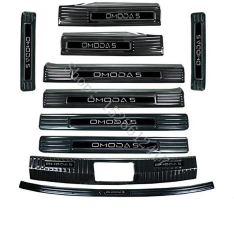 

For CHERY OMODA 5 2022 2023 2024 Scuff Plate/Door Sill Door Sill Rear Bumper Protector Sill Car Accessories rear styling